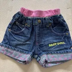 BABY DOLL デニムショートパンツ 90