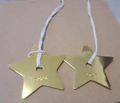 【未使用品】　DIOR スターチャーム 2個セット ゴールドのサムネイル