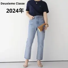美品✨ドゥーズィエム クラス 2024 スリムクロップド デニム ハイウエストのサムネイル