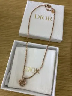 新品未使用 Dior ピンクゴールド ネックレス
