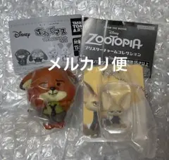 ズートピア カプセルトイ フィギュア ニック チャーム フィニック 2点セット