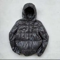 00's OLD UNIQLO ダウン 短丈 ブラック y2k モンベル