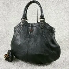 美品✨TORY BURCH・トートバッグ肩掛け レザー×パイソン型押し 