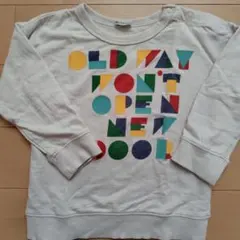 カラフルプリント長袖カットソー 90cm