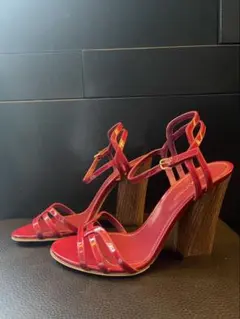 ☆最終お値下げ☆Sergio Rossi ピンククロスストラップ サンダル ☆最終お値下げ☆Sergio Rossi ピンククロスストラップ サンダル