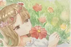 水彩画 イラスト