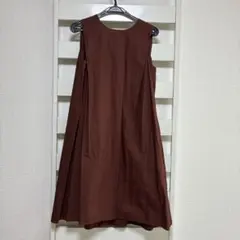 URBAN RESEARCH DOORS ノースリーブ Aライン膝丈ワンピース
