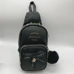 新品未使用　 キルティングボディバッグ ブラック