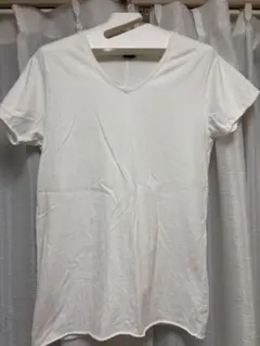 白 Vネック Tシャツ 【WJK】Lサイズ