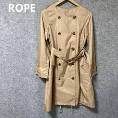 ROPEレディース ダブルブレスト トレンチコート ベージュのサムネイル