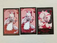 ハズビンホテル アニメイトカフェ ヴァギー 箔押しカード SD 等身 3点