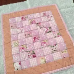 パッチワークキルト バスケット柄 ハンドメイド - メルカリ