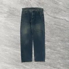 00's vintageブルー ストレート　デニム　y2k