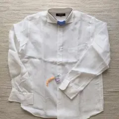 【Paul Stuart】中古 リネンシャツ 白 Mサイズのサムネイル