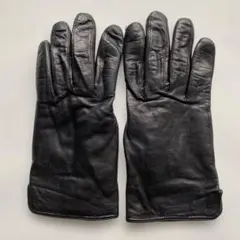 EMPORIO ARMANI 手袋 レザーグローブ ブラック - メルカリ