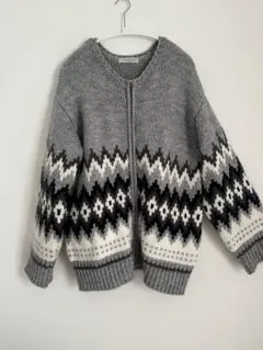 ユナイテッドアローズ ノルディック柄ニットカーディガンセーター
