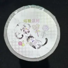 1365】海外 5.2m巻 ラメ加工カッティングマスキングテープ ねこxイチゴ