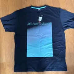 New Balance グラデーションロゴ Tシャツ ブラック Lのサムネイル