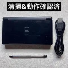 lh1【清掃&動作確認済】Nintendo DS Lite ジェットブラック本体