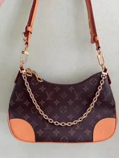 Louis Vuitton ショルダーバッグ ブラウン/オレンジ