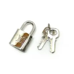 K607-9　LOUIS VUITTON パドロック カデナ 南京錠 シルバーのサムネイル