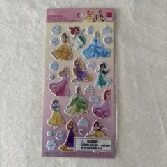 DAISO ディズニープリンセス ペタペタシール 0221