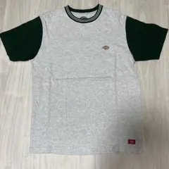 Dickies リンガーTシャツ グレー×グリーン Mサイズのサムネイル