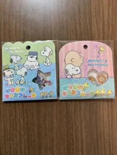 スヌーピー　おはじきシール♡
