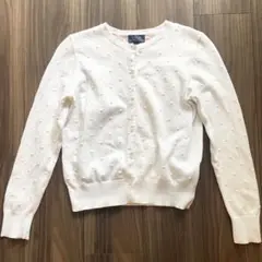 即購入OK Polo Ralph Lauren ホワイトカーディガン M 140