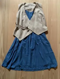 美品　GUILD PRIME ノースリーブ ワンピースセットのサムネイル
