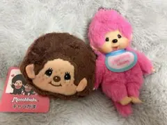モンチッチ★ピンク★マスコットキーホルダー★がま口財布★コインケース２点セット