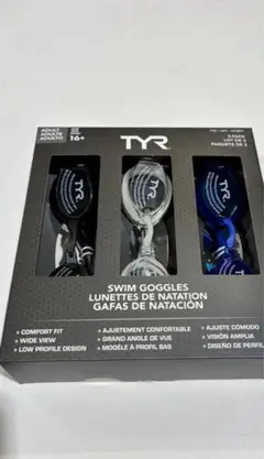 残りわずか、赤字キャンペーン新品未開封TYR スイミングゴーグル3点セット