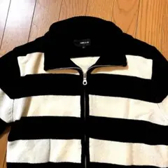 COMME CA ISMのストライプカーディガン サイズＬ
