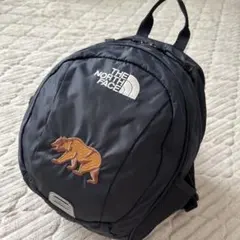 THE NORTH FACE キッズ リュック クマ刺繍 ブラック