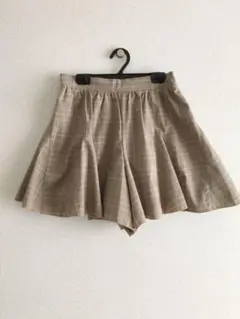 L'EST ROSE チェックショートパンツ キュロット　M