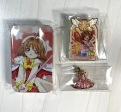カードキャプターさくら　コスチューム　チャーム　缶ケース　プレミアムピンズ