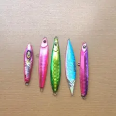 ルアーズケミスト ジグ 4本セット ピンク グリーン系 - メルカリ