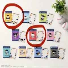 サンリオ　タイトーくじ　侍ジャパン　G賞　クリアカード　4つセット