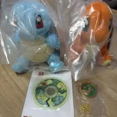 ポケモン一番くじ　30周年　C賞ヒトカゲ・ゼニガメ　I賞J賞セット