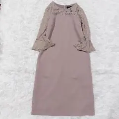 GIRL 袖レース ワンピース ドレス