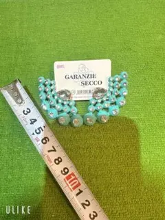 TURNER ターコイズ ビジュー イヤリング