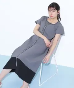 未使用　JILL by JILL STUART 半袖フレアニットワンピース