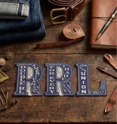 3枚1組 RRL ダブルアールエル パッチ ロゴ ラルフローレンのサムネイル
