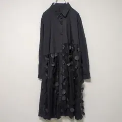 EIKO KONDO エイココンドウ メッシュ ブラウス ブラック シアー - メルカリ
