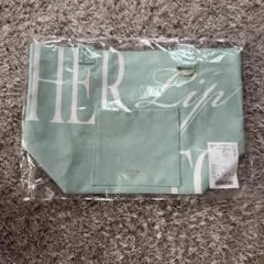 Her lip to トートバッグ グリーン ハリプ 名古屋限定 - メルカリ