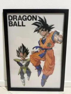 ドラゴンボール　一番くじ　ビジュアルボード　サイヤ人　べジータ　悟空