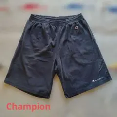 Champion ネイビー スウェットショートパンツ