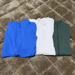 ユニクロ　エアリズムパーカーUV 3セットM L XL