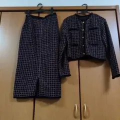 最後の価格！限界売切最終価格！グレースコンチネンタル　ツイードニットセットアップ