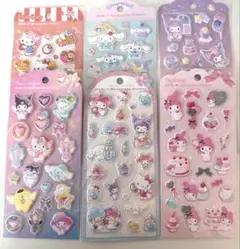 サンリオ JEWEL マシュマロシール 6枚セットのサムネイル